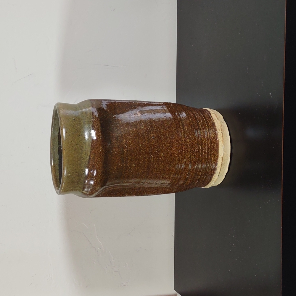 Handthrown Glazed Pottery Vase